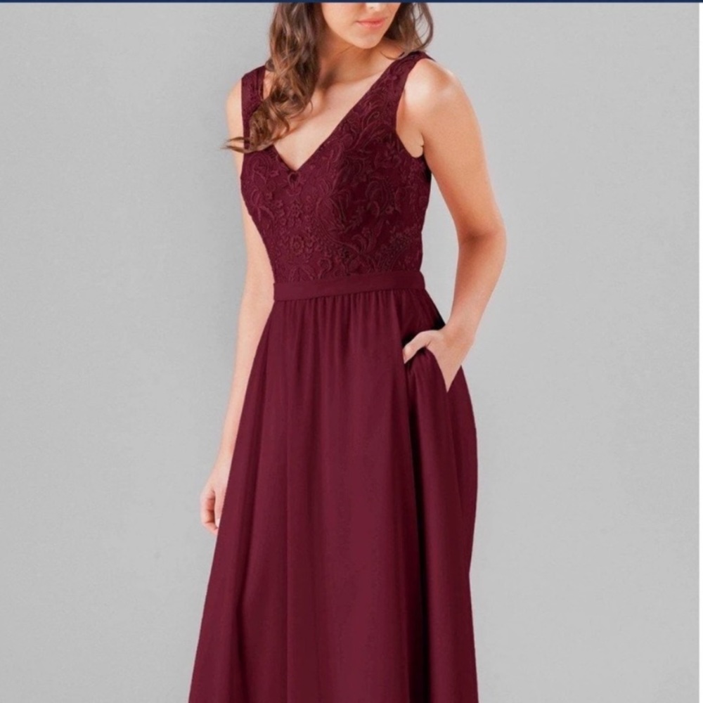 Kennedy Blue Wren Bridesmaid Dress Bordeaux